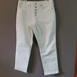 Universal Thread White button jeans  size 12